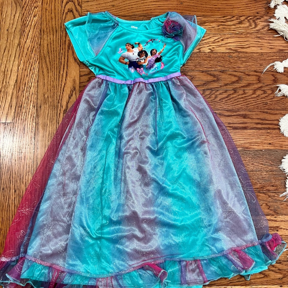 Disney Teal and Purple Kids Casual Dress